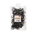 scünci Mixed Size Polyband Elastic Hair Ties - Black - All Hair - 300pcs