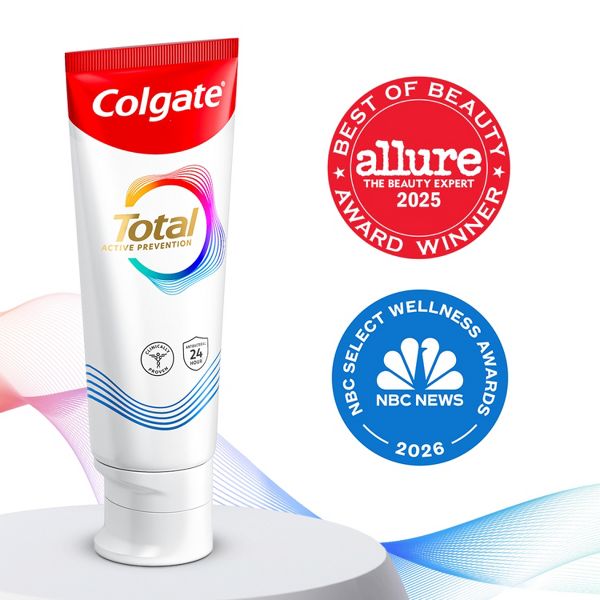Colgate Total Active Prevention Tarter Control Fluoride Whitening Toothpaste - Mint - 5.1oz/2pk