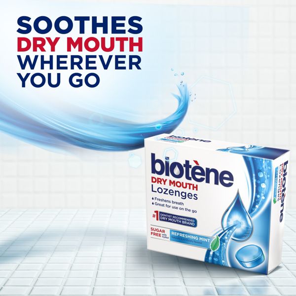 Biotene Base Oral Care Refreshing Mint Lozenges - 27ct