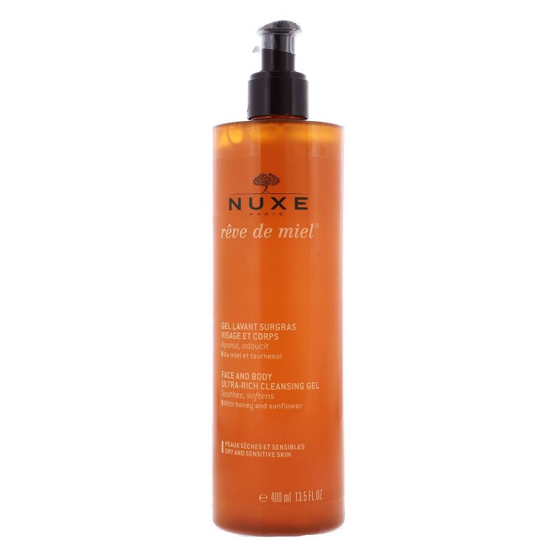 Nuxe Reve De Miel Face And Body Ultra-Rich Cleansing Gel, 13.5 oz