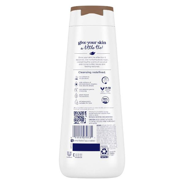 Dove Restore Body Wash - Coconut & Cocoa Butter 24hr Lotion-Soft Skin - 20oz