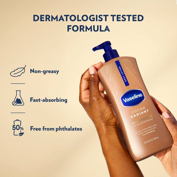 Vaseline Intensive Care Moisturizing Body Lotion with Cocoa Butter Cocoa Radiant - 10 fl oz
