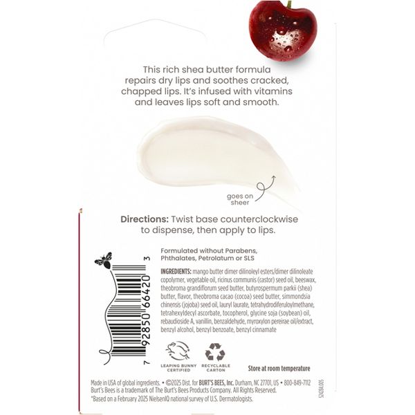 Burt's Bees Cherry Vanilla Lip Butter - 0.5oz