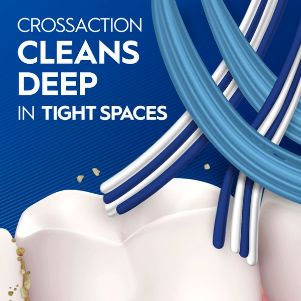 Oral-B CrossAction All In One Toothbrushes, Deep Plaque Removal, Soft - 2ct
