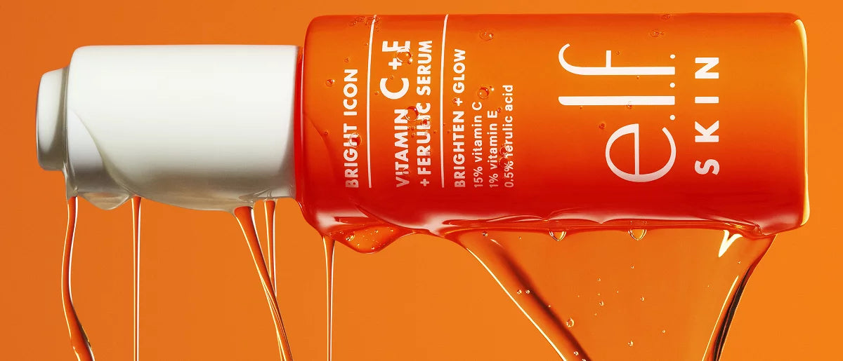 e.l.f. SKIN Brightest Besties Duo - Vitamin C + E + Ferulic Serum & Bright + Brew-tiful Eye Cream Mini Set - 2pc