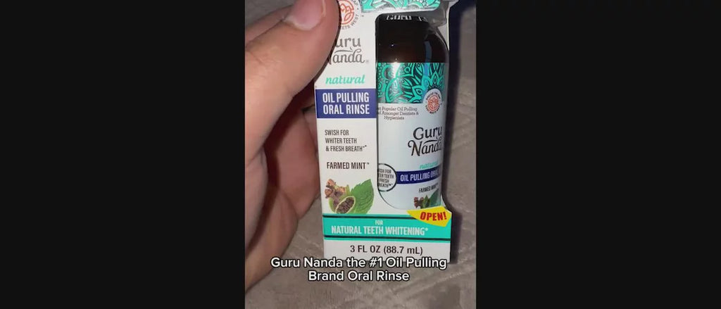 GuruNanda Cocomint Oil Pulling Oral Rinse - 3oz