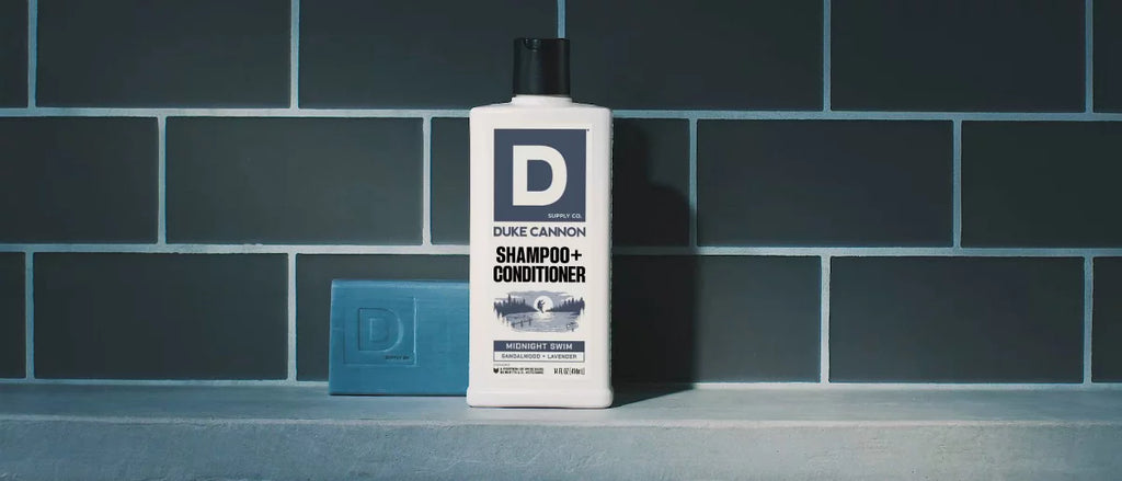 Duke Cannon Supply Co. 2-in-1 Shampoo and Conditioner - Midnight Swim - 14oz