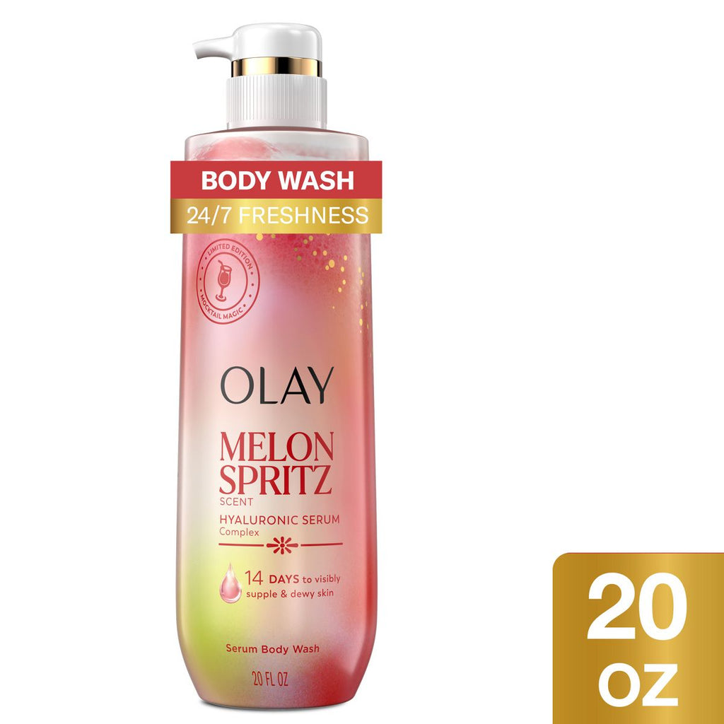 Olay Melon Spritz Hyaluronic Serum Body Wash - 20 fl oz