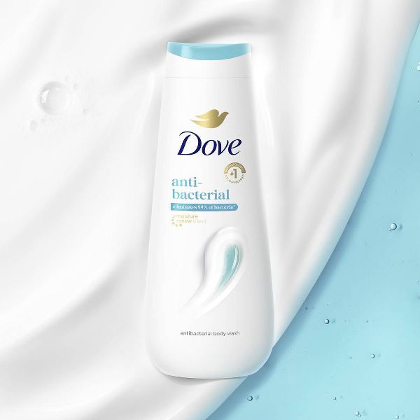 Dove Body Wash Antibacterial Care, Effectively Cleanses & Eliminates 99% of Bacteria - 20 fl oz