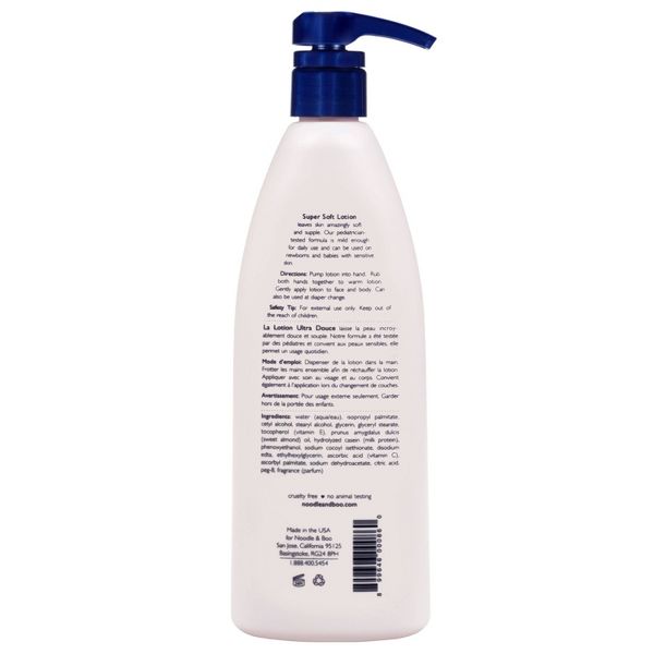 Noodle & Boo Baby Lotion for Newborn Sensitive Skin, Hypoallergenic Super Soft Moisturizer - Crème Douce - 16 fl oz