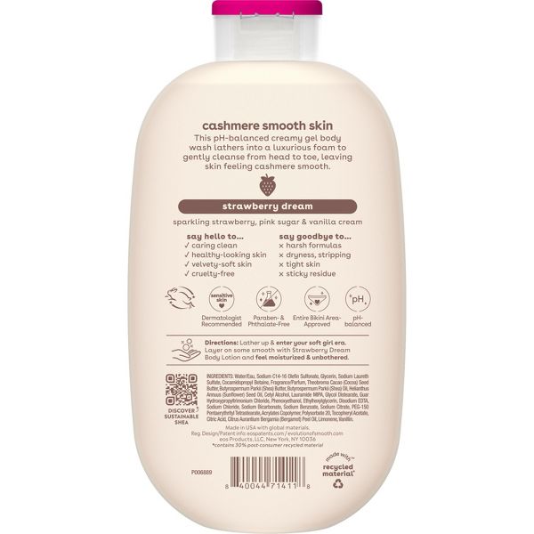 eos Cashmere Body Wash - Strawberry Dream - 16 fl oz