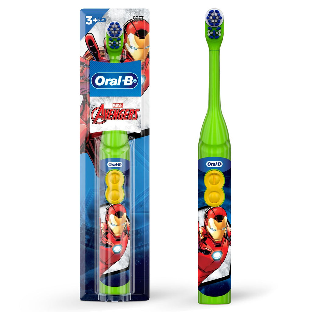 Oral-B Marvel's Avengers Kids Battery Electric Toothbrush - Green