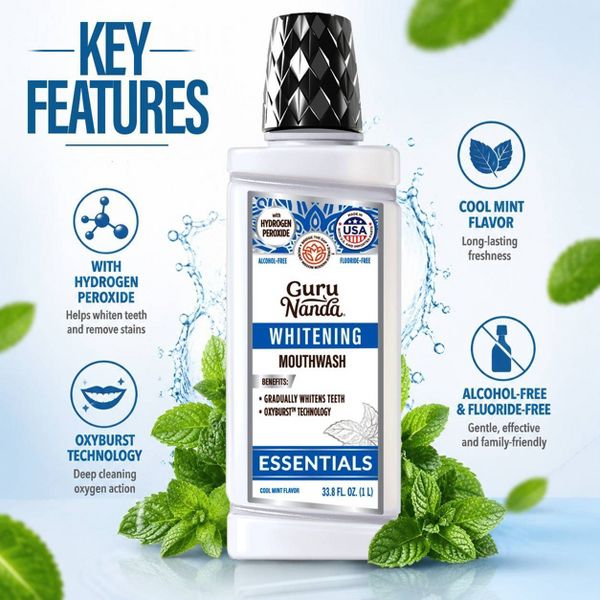 GuruNanda Whitening Mouthwash - 1L