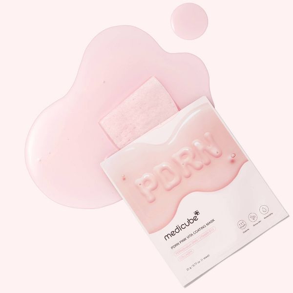 medicube PDRN Pink Vita Coating Face Mask Korean Skincare - 0.77oz