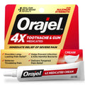 Orajel 4x Medicated Severe Toothache and Gum Pain Cream - 0.33oz