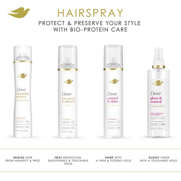 Dove Beauty Style + Care Compressed Micro Mist Flexible Hold Hairspray - 5.5oz