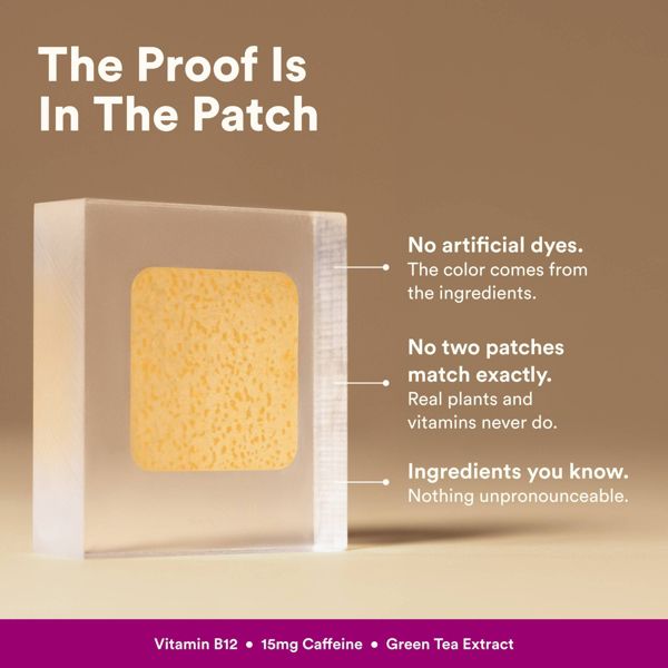 The Good Patch B12 Awake Energy Support Patches - Caffeine + Vitamin B12 - 4ct