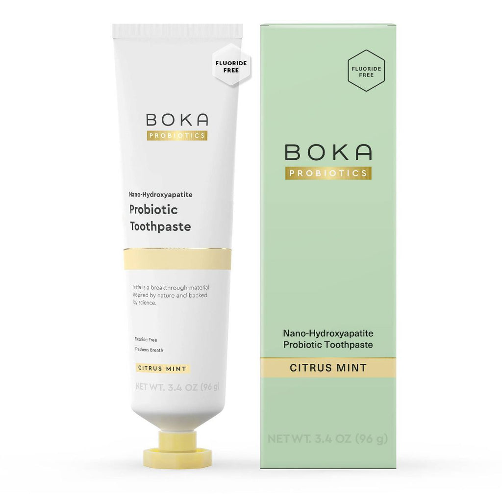 Boka n-Ha Probiotic Toothpaste - Citrus Mint - 3.4oz