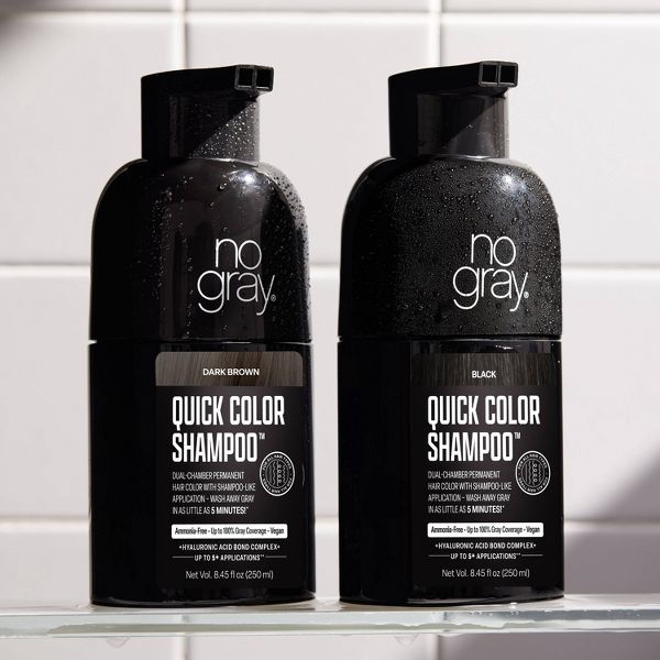 No Gray Quick Color Shampoo - Black - 8.45 fl oz