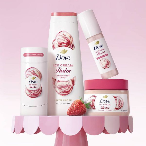 Dove Beauty Body Scrub - Strawberry Swirl - 15oz