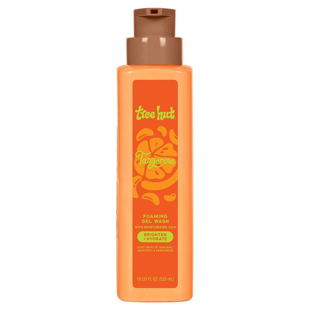 Tree Hut Foaming Gel Body Wash - Tangerine - 18 fl oz