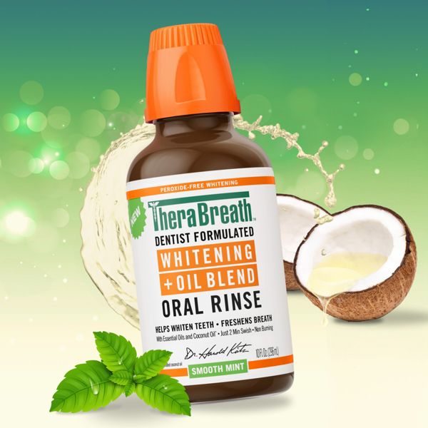 TheraBreath Whitening Oil - Smooth Mint - 10 fl oz