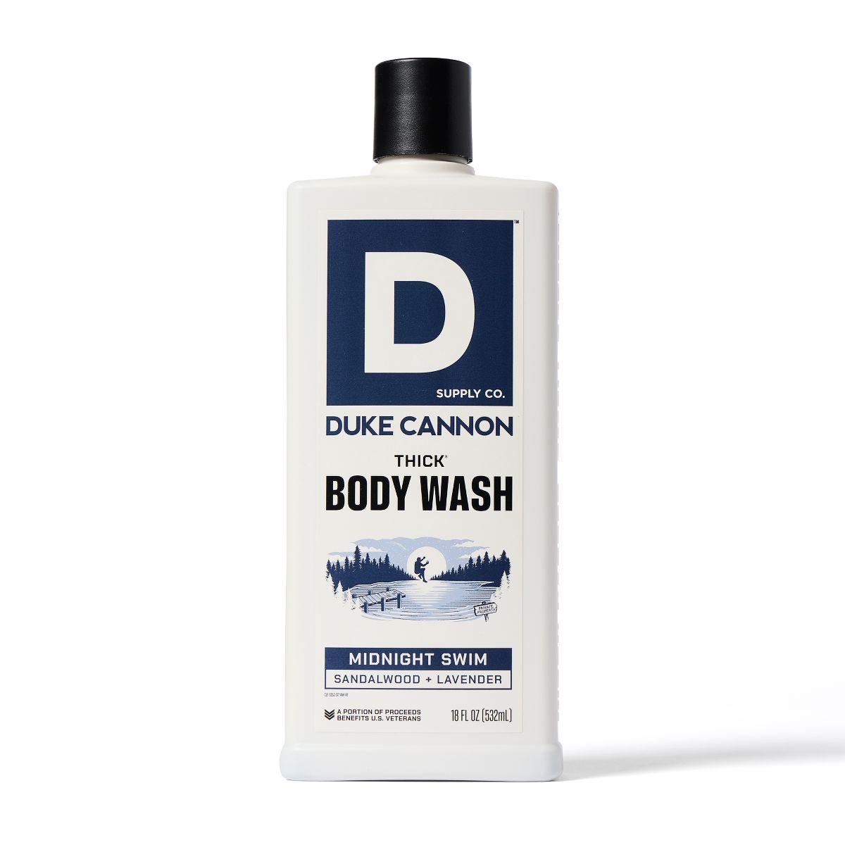 Duke Cannon Supply Co. THICK Men's Body Wash - Midnight Swim - 18 fl oz