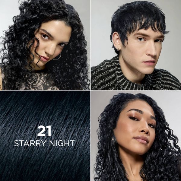 L'Oreal Paris Feria High Intensity Shimmering Color Power Red - R48 Intense Deep Auburn - 1 Kit