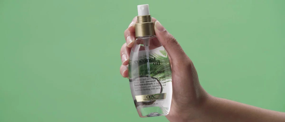 OGX Nourishing Coconut Oil Weightless Hydrating Oil Mist Lightweight Leave-In Hair Treatment - 4.0 fl oz