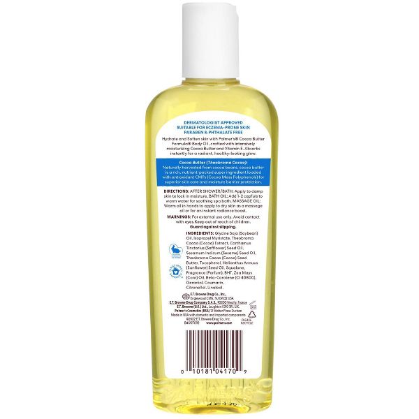 Palmers Cocoa Butter Formula Moisturizing Body Oil Cocoa & Shea - 8.5 fl oz