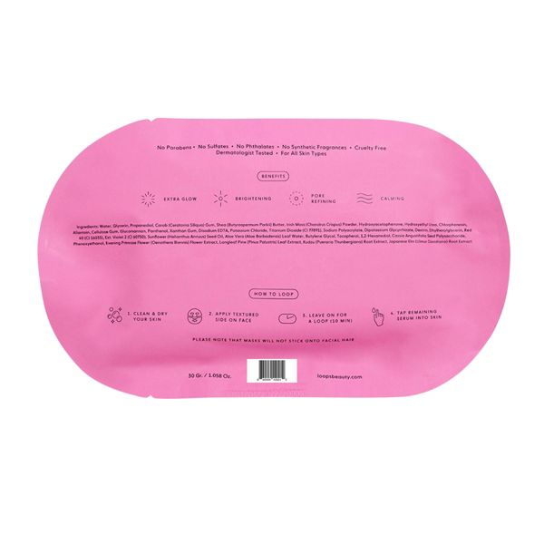 LOOPS Double Take Glow Mask - 1.058oz