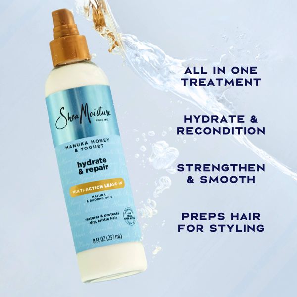 SheaMoisture Manuka Honey & Yogurt Hydrate + Repair Leave-In Conditioner Spray - 8 fl oz
