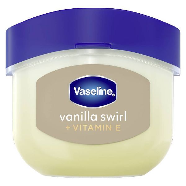 Vaseline Lip Therapy Mini Lip Balm - Vanilla Swirl - Travel Size - 0.25oz