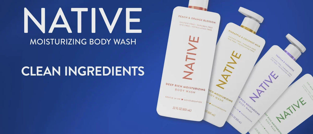 Native Blossom Moisturizing Body Wash - Peach & Orange - 22oz