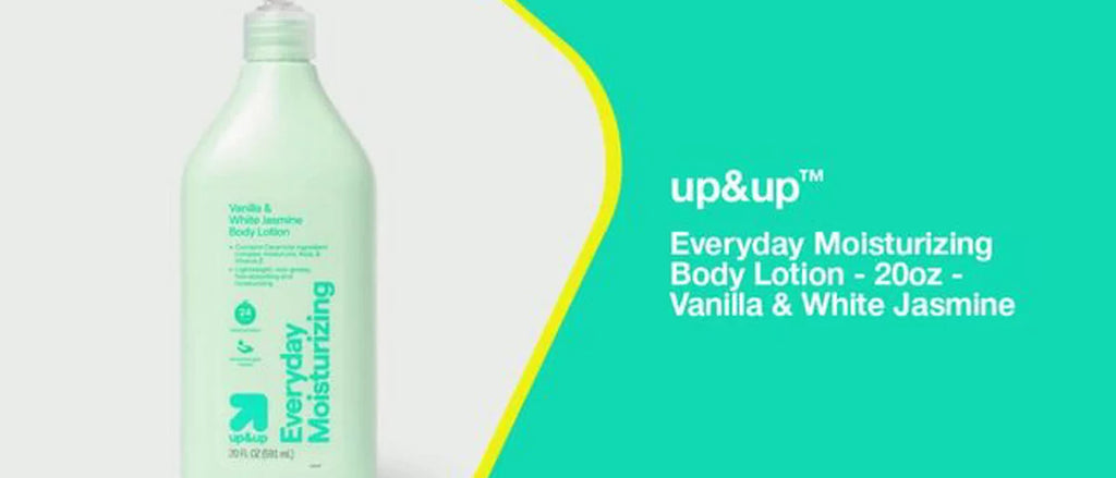 Everyday Moisturizing Body Lotion - 20 fl oz - Vanilla & White Jasmine - up&up™