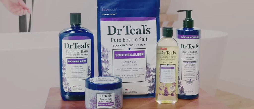 Dr Teal's Soothe & Sleep Lavender Foaming Bubble Bath - 34 fl oz