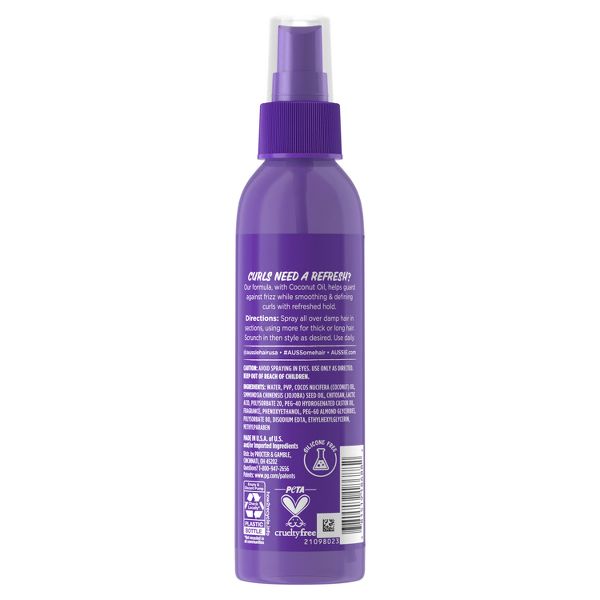 Aussie Miracle Curls Refresher Spray Gel - 5.7 fl oz