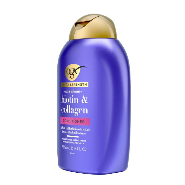 OGX Biotion & Collagen Extra Strength Volumizing Conditioner for Fine Hair - 13 fl oz