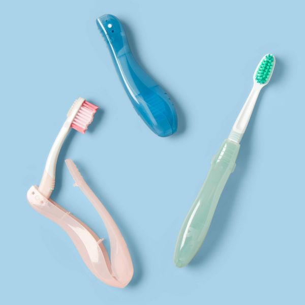 Foldable Travel Manual Toothbrush Soft Bristles - up&up™