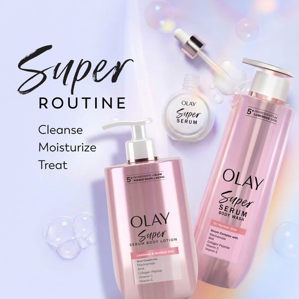 Olay Super Serum Body Lotion Scented - 17 fl oz