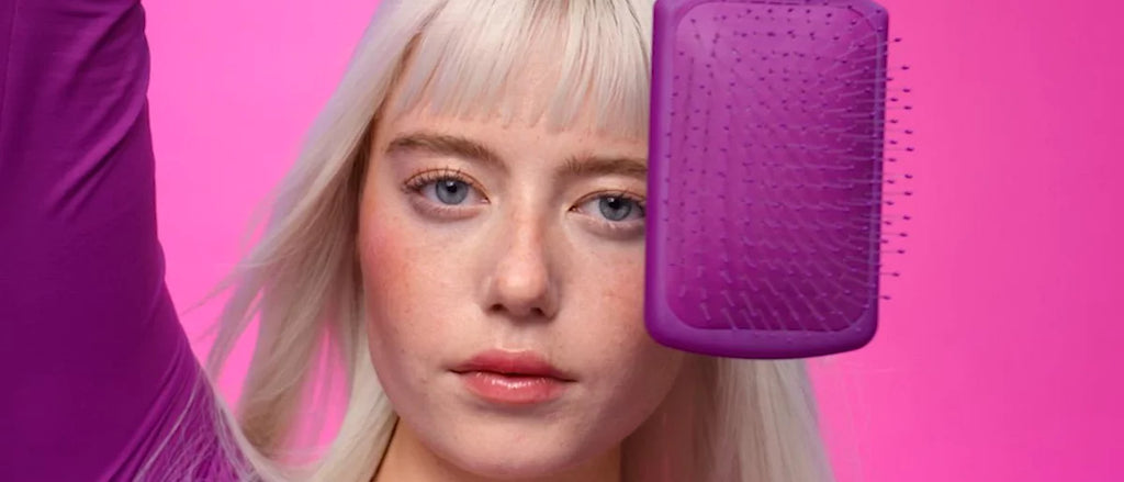 Wet Brush Feel Good Ombre Paddle Detangling Hair Brush - Pink/Purple