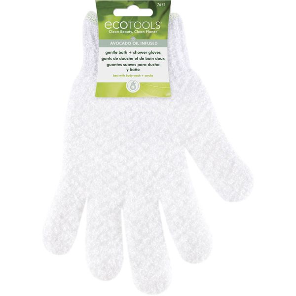 EcoTools Avocado Oil Infused Gentle Bath + Shower Gloves