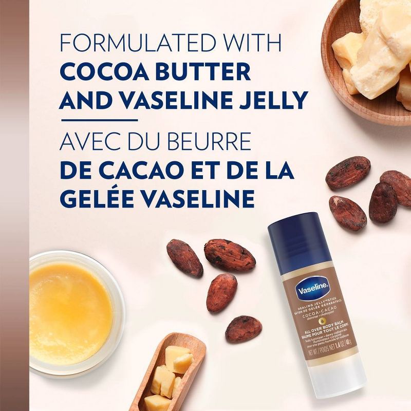 Vaseline Cocoa Shimmer Jelly Stick Cocoa Butter - 1.4oz
