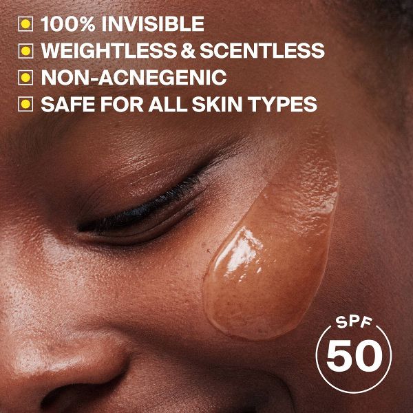 Supergoop! Unseen Mini Clear & Invisible Face Sunscreen - SPF 50 - 0.68 fl oz - Beauty Studio
