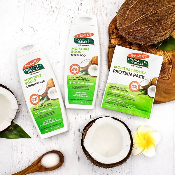 Palmers Coconut Oil Formula Moisture Boost Protein Pack - 2.1oz