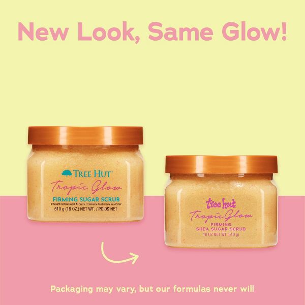 Tree Hut Tropic Glow Shea Sugar Tropical Body Scrub - 18oz