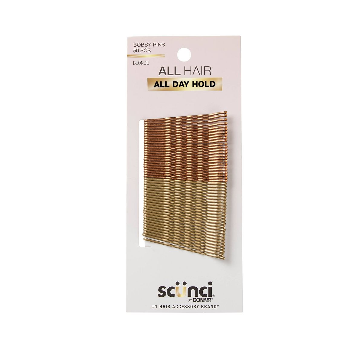 scünci Metal Bobby Pins - Black/Dark Brown - All Hair - 50pcs
