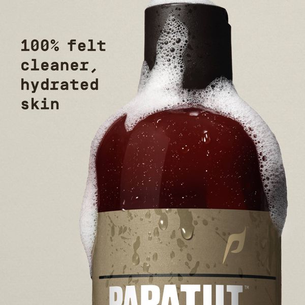 Papatui Men's Sulfate-Free Exfoliating and Hydrating Coconut Oil Body Wash - Vanilla Shea - 18 fl oz
