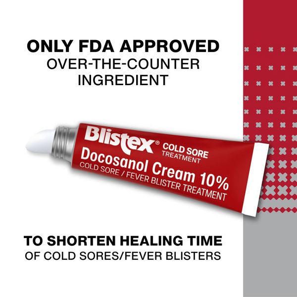 Blistex Cold Sore and Fever Blister Treatment Cream - Docosanol - 0.07oz