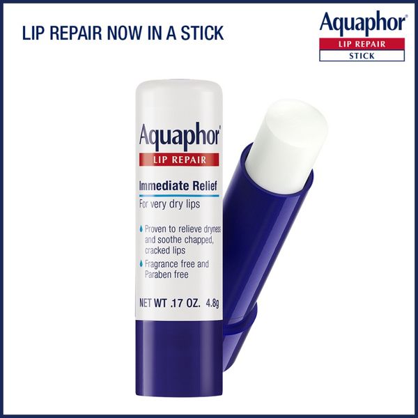 Aquaphor Lip Repair Stick for Dry Chapped Lips - 0.17oz